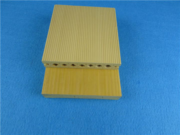 MouldproofはWPCの合成のDecking/Ecoの友好的な合成の木製のDeckingを黄色にします