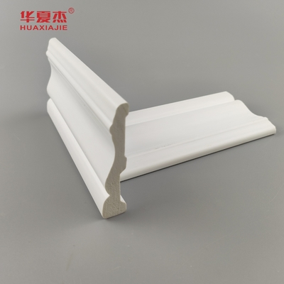 新品 19/32 x 2-23/32 植民地の外装 pvc スコート 建築装飾用白色ベースボード
