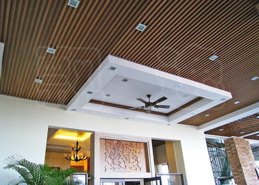オフィス/ホテルのための中断された木製のプラスチック合成の天井板