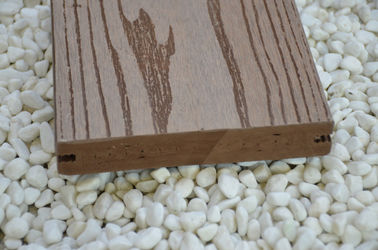 良い価格 プラスチック床の敷物WPCの合成のDeckingのカップリングのビニールのDecking材料 オンライン