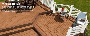 良い価格 固体WPCの合成のDeckingの速く、簡単な設置デッキ オンライン
