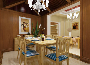 良い価格 食堂の背景WPCの壁のクラッディングの合成の統合されたウォールボードのパネル オンライン