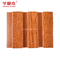 木の穀物の壁パネル ポリ塩化ビニールの室内装飾WPCの工場木製の販売の防水古典的で赤い気分