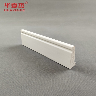 卸売新しいトレンドコロニアルケーシング白ビニール 12 フィート pvc 巾木 pvc ベースボード装飾材料