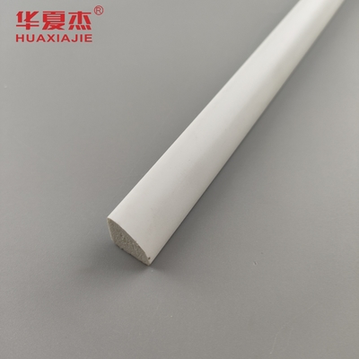 ホットセールPvc鋳造 1/2''四半期丸 白ビニール 12'防水プロファイルPvcインテリア装飾