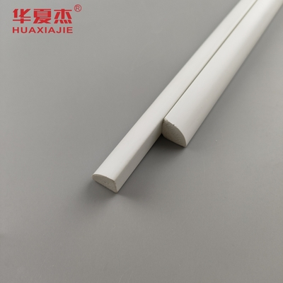 ホットセールPvc鋳造 1/2''四半期丸 白ビニール 12'防水プロファイルPvcインテリア装飾