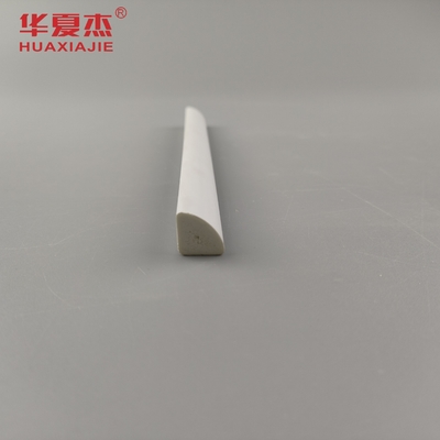 ホットセールPvc鋳造 1/2''四半期丸 白ビニール 12'防水プロファイルPvcインテリア装飾