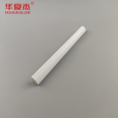ホットセールPvc鋳造 1/2''四半期丸 白ビニール 12'防水プロファイルPvcインテリア装飾