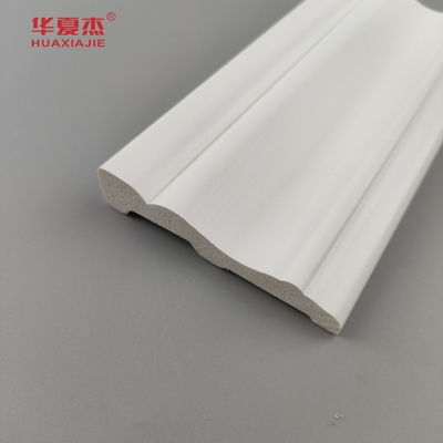 新品 19/32 x 2-23/32 植民地の外装 pvc スコート 建築装飾用白色ベースボード