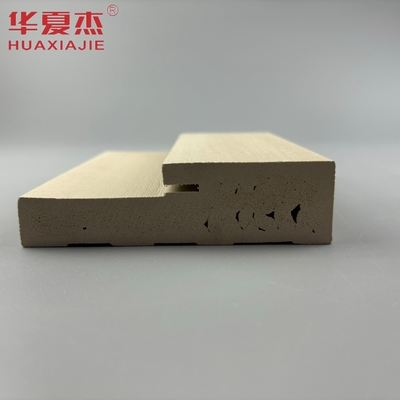 4-9/16' ドア jamb wpc ドアフレーム 木粒のパターン wpc 建築装飾のための鋳造