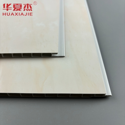 高品質の黄色の大理石のデザイン 250x8mm pvc壁パネル 簡単に設置 pvc天井パネル 浴室の装飾
