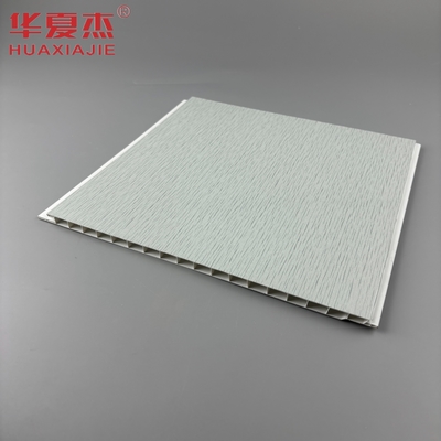 ホットスタンピングPVC壁パネル 灰色ベースボード 銀色金属パターン 天井パネル Pvc リビング室の装飾用