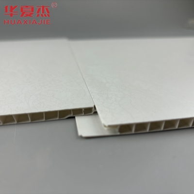 高品質 250x5mm 壁PVCパネル 層状の花紋PVC天井パネル 家壁の装飾用