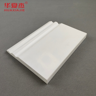 150x20mmPVCトリムボード 白色デザインPVCスカートPVCベースボード インテリア装飾