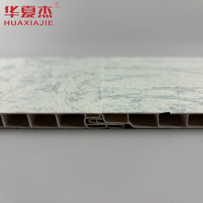 屋内ホームデコレーション用防水グリーン大理石バスルームPVCパネル8mm厚