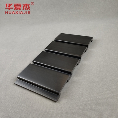 ブラック 高光沢PVC スラットウォール パネル 家庭 インテリア PVC ガレージ パネル