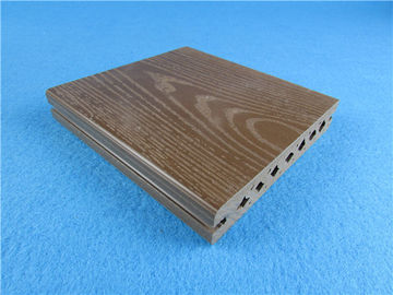 良い価格 ブラシをかけられた木製のプラスチック合成のデッキのタイル/外部のDeckingの床140 * 25mm オンライン
