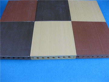良い価格 ASA の裏庭/庭のための木製のプラスチック合成の泡の Decking のタイル オンライン