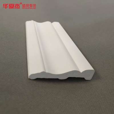 良い価格 耐火性 白色PVCトリミングボード 木粒表面 完成品 耐湿 メンテナンス 無料 オンライン