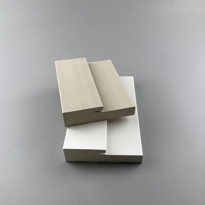 良い価格 115mm PVC ドア・ジャム - 白い表面の防水WPC ドア・フレーム オンライン