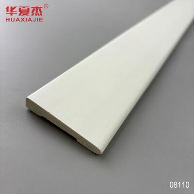 良い価格 卸売人気の 11/32x2-1/8 ベベルケーシング Pvc ホワイトベースボード防水幅木 PVC 家の装飾 オンライン