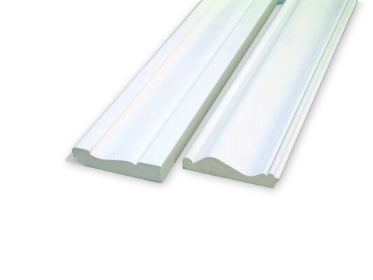 良い価格 ホワイト PVC トリム 模造 滑らかな表面 室内 隙間を埋め,表面間のシームレスな移行を作成するために理想的です オンライン