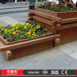 良い価格 WPC の木製のプラスチック合成の Decking の屋外のための装飾的な花箱 オンライン